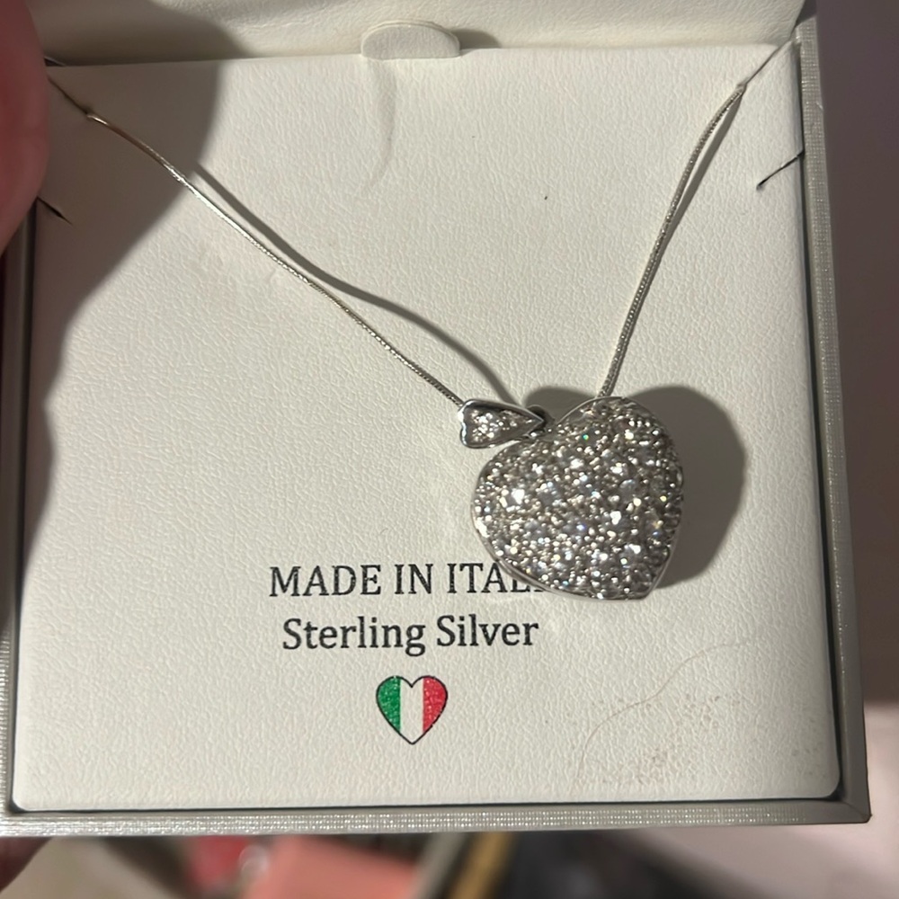 Moricci Made In Italy Sterling Silver Necklace BNIB